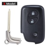 Lexus 2/3 Buttons B blade smart key shell(No logo/With logo)