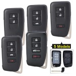 Lexus 2/2+1/3/3+1 Buttons smart key shell(No logo/With logo)