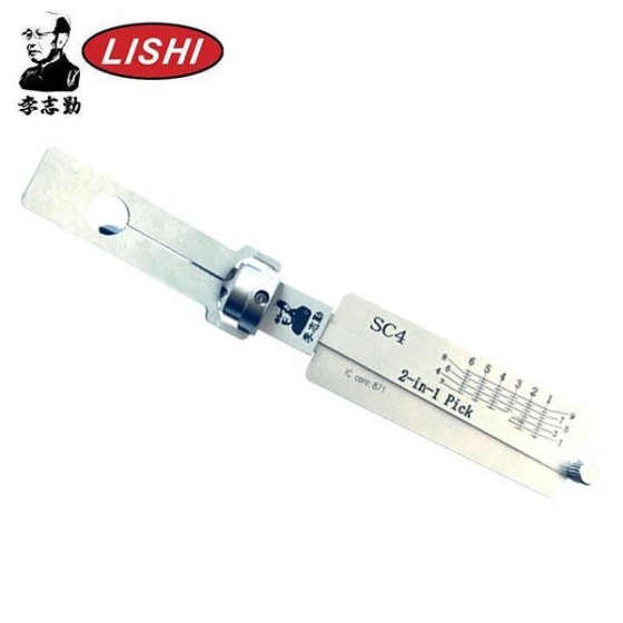 SC4 / 6-Pin / Schlage Keyway Tool / 2-In-1 Pick & Decoder / AG