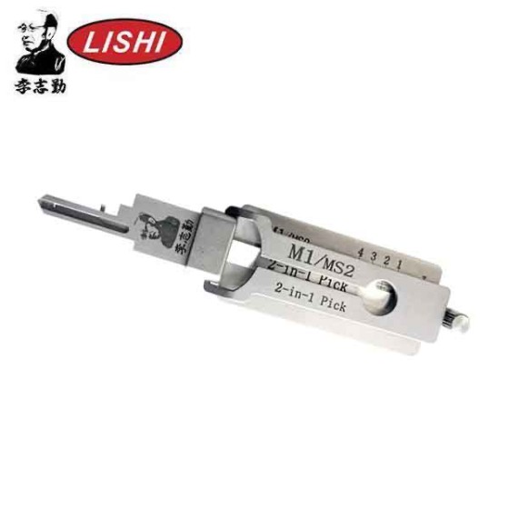 M1 MS2 / Master Padlocks Keyway Tool / 2-In-1 Pick & Decoder / AG