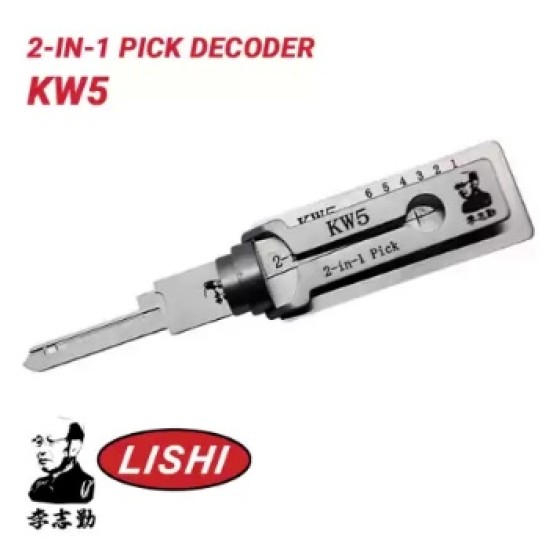 Original Lishi KW5 2-in-1 Kwikset Pick and Decoder