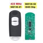 Mazda 433 MHz FSK  ID49 Chip PCF7953P FCC: WAZSKE13D01