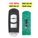 Mazda 433 MHz FSK  ID49 Chip PCF7953P FCC: WAZSKE13D01