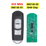 Mazda 433 MHz FSK  ID49 Chip PCF7953P FCC: WAZSKE13D01