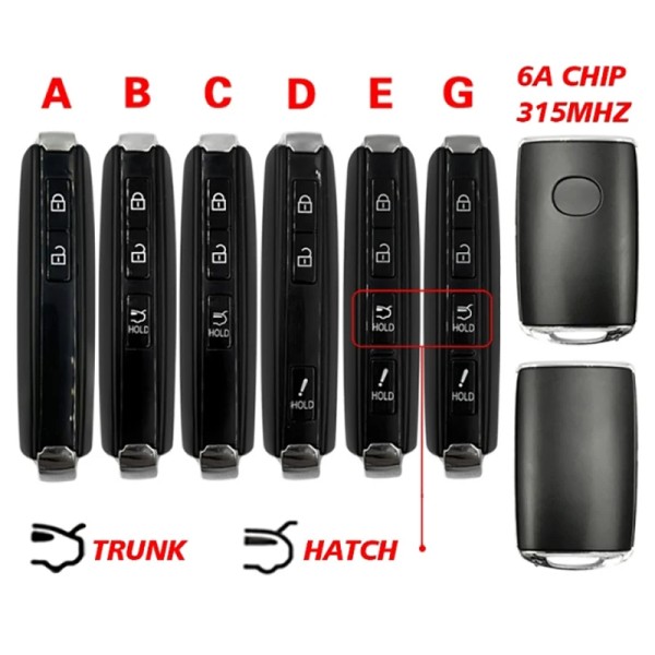 Smart Key For Mazda 3 CX-30 2019-2021 Keyless Remote PN BCKA-675RYA FCCID WAZSKE11D01 315Mhz 6A Chip