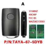 Aftermarket Smart Car Key For Mazda CX-5 2020-2021 Remote Control PN TAYA-67-5DYB FCCID WAZSKE13D03 315MHZ 49 Chip