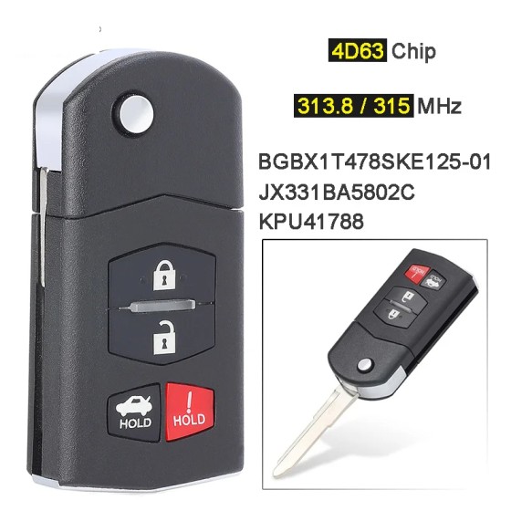 Mazda 313.8 / 315MHz 4D63  JX331BA5802C