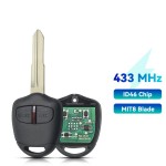 Mitsubishi 2/3 Buttons 433.92MHz ID46  Chip MIT8/MIT11R Blade(No logo/With logo)