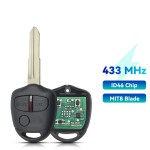 Mitsubishi 2/3 Buttons 433.92MHz ID46  Chip MIT8/MIT11R Blade(No logo/With logo)
