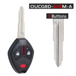 OUCG8D-625M-A 2+1/3+1 Buttons 313.8MHz ID46 Chip  Remote Car Key Fob Right/Left Blade