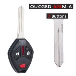 OUCG8D-625M-A 2+1/3+1 Buttons 313.8MHz ID46 Chip  Remote Car Key Fob Right/Left Blade