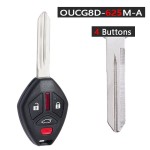 OUCG8D-625M-A 2+1/3+1 Buttons 313.8MHz ID46 Chip  Remote Car Key Fob Right/Left Blade