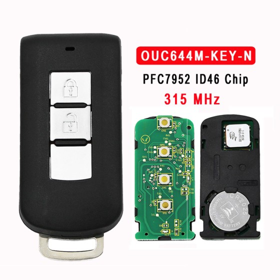 2/3/2+1/3+1 Buttons OUC644M-KEY-N/E ID46 Chip 315Mhz(No logo/With logo)