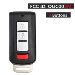Mitsubishi 2+1/3+1 Buttons OUC003M 315MHz ID47 Chip(No logo/With logo)