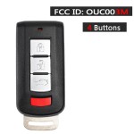 Mitsubishi 2+1/3+1 Buttons OUC003M 315MHz ID47 Chip(No logo/With logo)