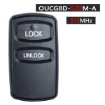 2/3 Buttons 315/433MHz OUCG8D-522M-A Remote Key Fob for Mitsubishi