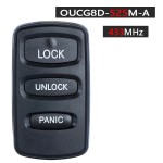2/3 Buttons 315/433MHz OUCG8D-522M-A Remote Key Fob for Mitsubishi