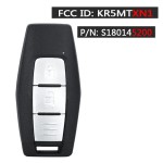 Mitsubishi Outlander 2/2+1/3/3+1 Buttons FCC ID: KR5MTXN1 433MHz 4A Chip