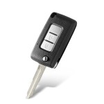 Mitsubishi 2/3 Buttons flip key shell  MIT11R(With logo)