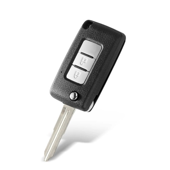 Mitsubishi 2/3 Buttons flip key shell  MIT11R(With logo)