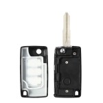 Mitsubishi 2/3 Buttons flip key shell  MIT11R(With logo)