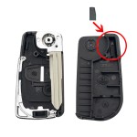 Mitsubishi 2/3 Buttons Modified Flip Key Shell Case Left/Right Blade(No logo/With logo)