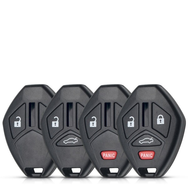 Mitsubishi 2/2+1/3/3+1 Buttons key shell (without blade)