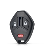 Mitsubishi 2/2+1/3/3+1 Buttons key shell (without blade)