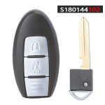 Nissan 2 Buttons 433.92Mhz 4A Chip S180144102/TWB1J701 (No logo/With logo)