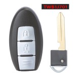 Nissan 2 Buttons 433.92Mhz 4A Chip S180144102/TWB1J701 (No logo/With logo)