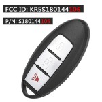 Nissan 2+1/3+1/4+1 Buttons FCC ID: KR5S180144106 433MHz 4A Chip P/N: S180144105 (No logo/With logo)