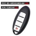 Nissan 2+1/3+1/4+1 Buttons FCC ID: KR5S180144106 433MHz 4A Chip P/N: S180144105 (No logo/With logo)