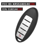Nissan 2+1/3+1/4+1 Buttons FCC ID: KR5S180144106 433MHz 4A Chip P/N: S180144105 (No logo/With logo)