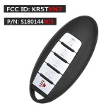 Nissan 2+1/3+1 Buttons Sedan 4A Chip KR5TXN7 S180144902 433.92FSK(No logo/With logo)