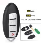 Nisan3+1 Buttons CWTWB1U840 ID46 315MHz (No logo/With logo)