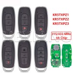 Nisan Kicks X-Trail Smart key 4A Chip S180146100 433 Mhz(No logo/With logo)