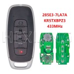Nisan Kicks X-Trail Smart key 4A Chip S180146100 433 Mhz(No logo/With logo)