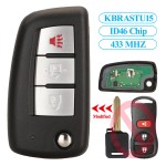Nissan 2+1/3+1 Buttons 315/433MHz ID46 Chip KBRASTU15(No logo/With logo)