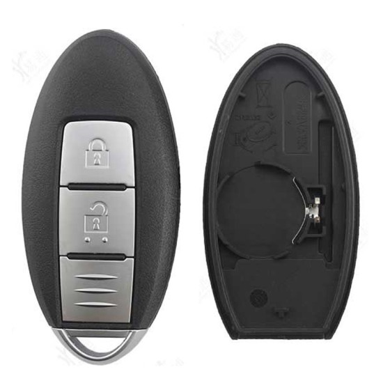 Nissan key shell 2/2+1/3/3+1/4+1 buttons(hold right) (No logo/With logo)