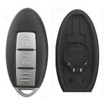 Nissan key shell 2/2+1/3/3+1/4+1 buttons(hold mid) (No logo/With logo)