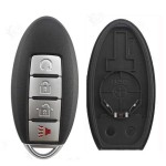 Nissan key shell 2/2+1/3/3+1/4+1 buttons(hold mid) (No logo/With logo)