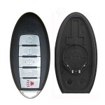 Nissan key shell 2/2+1/3/3+1/4+1 buttons(hold mid) (No logo/With logo)