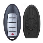 Nissan key shell 2/2+1/3/3+1/4+1 buttons(hold mid) (No logo/With logo)