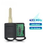 Remote Control No Chip 5WK48669 ASK 433Mhz HU100/HU43/YM28/HU46