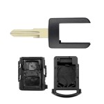 Opel2 Button Car Key Shell No/HU46/HU100/YM28/HU43 Blade