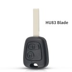 2 Button Remote Car Key Fob Case For Citroen
