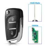 433Mhz Remote Key ID46 For Peugeot 2BTN