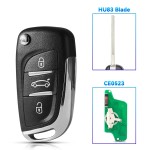 433Mhz Remote Key ID46 For Peugeot 3BTN