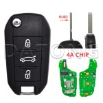 Car Remote Key For Peugeot AES Chip