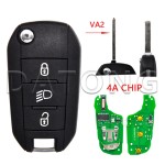 Car Remote Key For Peugeot AES Chip